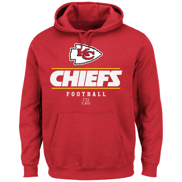 Men Kansas City Chiefs Vital Win Pullover Hoodie Red->kansas city chiefs->NFL Jersey
